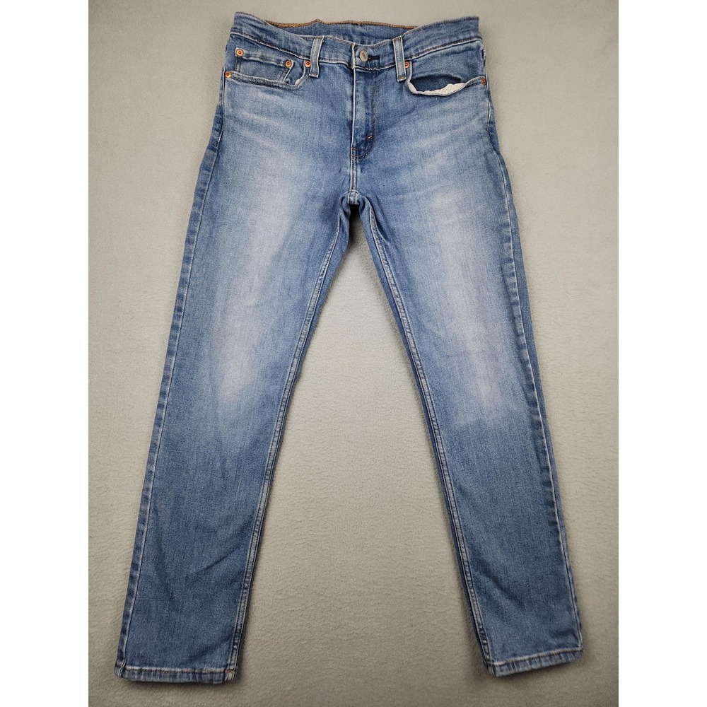 Levi's 511 Slim Jeans Mens 32x30 (30x28) Light Wash Blue Stretch Denim Pants